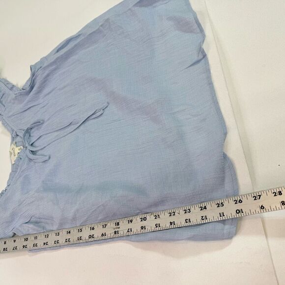 Perch by Blu Pepper Top Shirt Womens 2XL BABYDOLL CURVES Blue NWOT - Picture 3 of 8